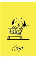 Passionate Puppy Chimmy Is Jimin for Bts Armys and Kpop Fangirls: K-Pop Bt21 Cute Line Characters College Ruled Blank Lined School Personal Journal