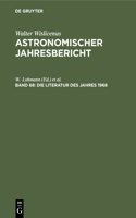 Die Literatur Des Jahres 1968