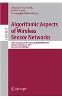 Algorithmic Aspects of Wireless Sensor Networks