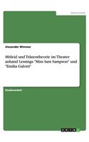 Mitleid und Tränentheorie im Theater anhand Lessings 