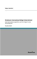 Strukturen international tätiger Unternehmen