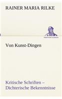 Von Kunst-Dingen: (German)