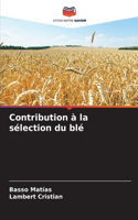 Contribution à la sélection du blé