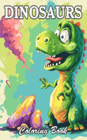Dinosaurs Coloring Book for Adults: Amazing and Adorable Designs for All Ages
