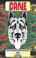 Libri da colorare per adulti per matite e penne - Grande stampa - Animali - Cane