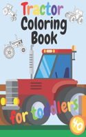 Tractor Coloring Book For Toddlers