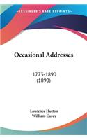 Occasional Addresses