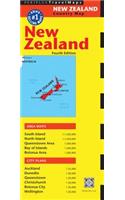 New Zealand Travel Map Fourth Edition
