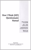 HIT-How I Think Questionnaire, Manual and Packet of 20 Questionnaires