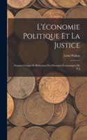 L'économie Politique et la Justice