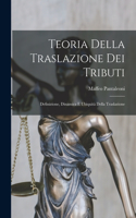 Teoria Della Traslazione Dei Tributi