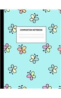 Composition Notebook: Wide Ruled Paper Notebook Journal - Blank Lined Workbook for Teens Kids Students Girls for Home School College for Writing Notes