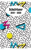 Schulplaner 2019 - 2020: Mega coole Muster 2 das hausaufgabenheft 2019 - 2020 für das neue schuljahr; mit kalender, stundenplan für jedes semester, wochenplaner, kontaktlist