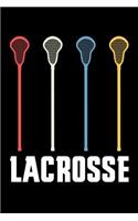 Lacrosse: Journal, Lacrosse Coach Notebook, Lacrosse Mom, Score Notes Keeper, Lacrosse Player Gifts