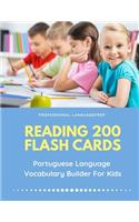 Reading 200 Flash Cards Portuguese Language Vocabulary Builder For Kids