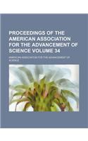 Proceedings of the American Association for the Advancement of Science Volume 34: (English)