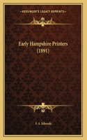 Early Hampshire Printers (1891)