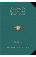 Record Of Buddhistic Kingdoms