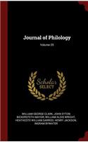 Journal of Philology; Volume 25