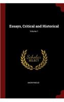 Essays, Critical and Historical; Volume 1