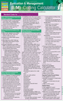 Evaluation & Management (E&m) Coding Calculator: Quickstudy Laminated Reference Guide