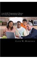 Learn BASIC Programming in Minutes for Computing V10 Software Manual