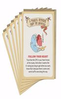 6-Pack Em & Friends Follow Your Heart Affirmators! Greeting Cards