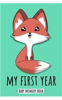 My First Year Baby Memory Book