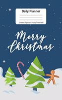 Daily Planner Undated Organizer I Hourly Timesheets: For Merry Christmas Gift For Holiday I Get Things Done I Schedule, ToDo's, Appointments I Thought of the Day I Daily Goals I Gift For Work, Hobby, S