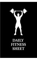 Daily Fitness Sheet