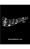 Music Desk Calendar 2020 - 2021