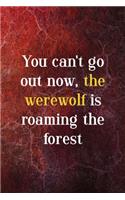 You Can't Go Out Now, The Werewolf Is Roaming The Forest