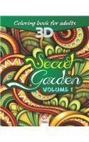 Secret garden - Volume 1: Adults coloring book - 27 coloring illustrations.