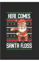 Christmas Santa doing Floss Notebook: Notebook / 6x9 Zoll / 120 ruled Pages
