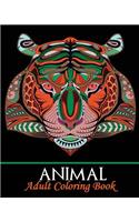 Animal Adult Coloring Book