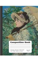 Edouard Manet Jeanne (Spring) - Wide Ruled Composition Book: A great notebook for artists and art history majors