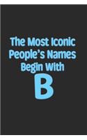 The Most Iconic People's Names Begin with B