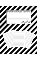 Blank Sheet Music Notebook