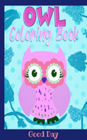 Owl coloring book