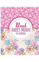 Blank Sheet Music - 10 Staves