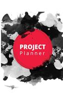 Project Planner: Project management 7.5x9.25" 130Pages Project Organizer: Make it happen in reality Follow Up