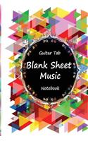 Guitar Tab Blank Sheet Music Notebook