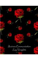 Business Communication Log Template: Manager communication Log Book Paperback - February 26, 2018