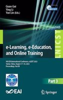 E-Learning, E-Education, and Online Training