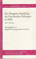 Die Hungarica Sammlung Der Franckeschen Stiftungen Zu Halle