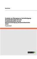 Produkte am Übergang zur Serienfertigung - Herausforderungen für eine Produktkalkulation bei der Kleinserienfertigung (Kostenrechnerische Sicht)
