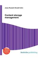 Content Storage Management