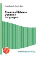 Document Schema Definition Languages