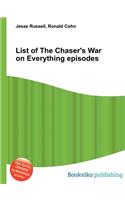 List of the Chaser's War on Everything Episodes: (English)