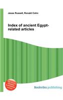 Index of Ancient Egypt-Related Articles: (English)